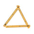 uxcell Folding Ruler 100cm 6 Fold Metric Measuring Tool ABS for Woodworking Engineer Yellow...