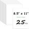 25 Sheets White Cardstock 8.5 x 11, 92lb/250gsm Card Stock Printer Paper, Thick Paper Cardstock Paper for Invitations, Cards Making, Office Printi...