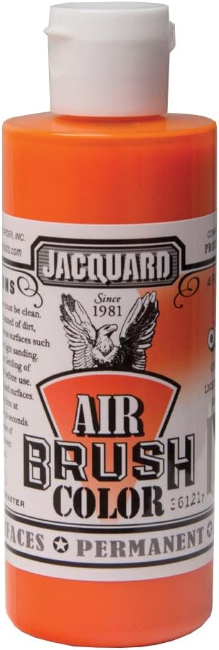Jacquard Airbrush Color 4Oz Bright Orange...