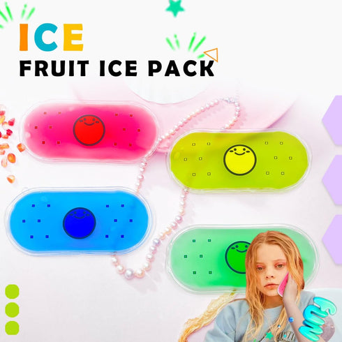 Kids Ice Pack, Hot or Cold Pack Gel Cooling Pad, Reusable for Injuries Medical Health,Swelling and Pain Relief, Tired Eyes, Child Injury, Headache...