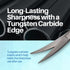 Scissors Curved 5 inches with tungsten carbide inserts Gold Plated handle extra sharp ARTMAN BRAND...