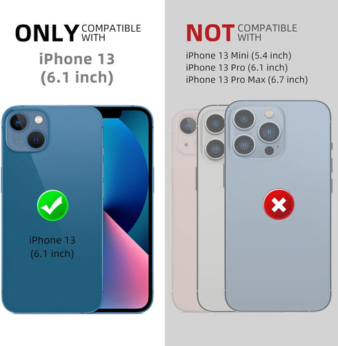 Beasyjoy for iPhone 13 Case Waterproof, Metal Phone Case with Built-in Screen Protector, Heavy Duty Full Body Protective Military Grade Shockproof...