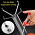 62"Drain Clog Remover Tool, Drain Cleaner Flexible Grabber Claw Reacher Tool with 4 Claws Bendable Hose Pick Up Reaching Assist Tool for Litter Pi...