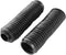Motorcycle Fork Boots, 1 Pair Black Motorcycle Front Fork Tubes Boots Rubber Sleeve Shock Cover for ATV Dirt Bike, Length: 9", Inner Diameter: 1.5...