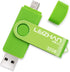 LEIZHAN Micro USB Flash Drive OTG Pen Drive 32GB Thumb Drive Gift Suitable for Samsung Galaxy S7,S7Edge,S6,S6 Edge (Green)...