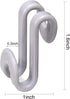 Mlici Connector Hooks Hanger Extenders for Velvet Hangers Coat Clothes Garment, Mini Cascading Velvet Hangers with Hooks, Heavy Duty Huggable Hang...