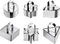 Cake Rings Cooking Rings Dessert Mousse Mold Stainless Steel with Pusher for Desserts Making (6PCS)...