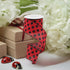 Craig Bachman 2.5" Medium Polka Dots: Red & Black (10 Yards) Durable Fabric Wired Edge for Crafting, Elegant Floral Arrangements, Gift Wrapping, a...