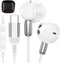 USB C Wired Headphones for Samsung Galaxy S24 S23 Ultra S22 S21, HiFi Stereo Type C Earbud Magnetic Earphone Microphone Volume Control for Apple i...