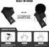 Electric Heated Scarf with Hat, Rechargable Portable Neck Heating Pad for Cramps Neck Pain Relief Cordless Heating Pad Thermal Neck Brace for Men ...