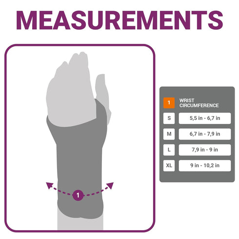Comfort Air Orthosis for Left Hand Brace - Pain Relief Wristbands, or Tendonitis, Arthritis, Sprains, Carpal Tunnel - Non-Slip Grip, Adjustable St...