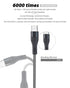 100W Multi 3 in 2 Fast Charging Cable 10FT, Black Long Nylon Braided,3 in 2 USB A/C to USB-C Lightnning Micro Connectors for iPhone 15/15 plus,Sam...