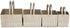 RSVP International Endurance Biscuit Cutters, Rippled Square Set of 4, Stainless...