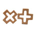2pcs Organic Wood Cross Pure Natural Animal Shape Toys Beech Wooden Handmade Grasping Pattern DIY Pacifier Chain Pendant...