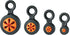 Hand Tool Attachment Slips, Easy Slide On Design, Connects to Tool Lanyards, Squids 3740, Variety Pack, 4-Pack,Black & Orange...
