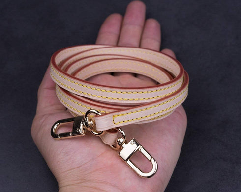 Vachetta Leather Strap for Shoulder Bag Long Cross Body for Small Bags Pochette Mini NM Eva Favorite PM MM (43 Inches/110cm)...