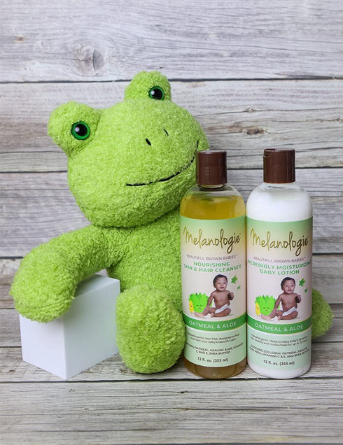 Beautiful Brown Babies Incredibly Moisturizing Baby Lotion with 1% Colloidal Oatmeal, Fragrance-, Alcohol-, Paraben- Phthalate-, Peservative, & Dy...