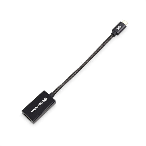 Cable Matters Braided Aluminum USB C to HDMI Adapter, Support 4K 60Hz, 2K 144Hz and HDR (HDMI to USB C Adapter) in Matte Black for iPhone 15, 15 P...