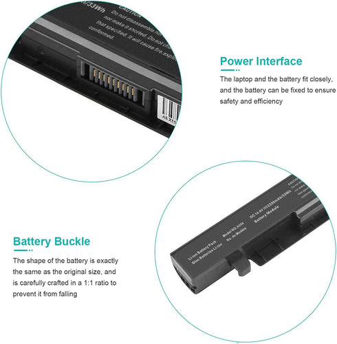 Laptop Battery for ASUS A41-X550 A450 P550 F550 k550 R510 X450 X550V A450C X550C X550A X550B X550D Y481C Y581C R510C R510J X550L X550J R510L X550C...