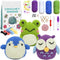 Knitting kit Succulent-Crochet Kit for Beginners with Step-by-Step Video Tutorials-Knitting & Crochet Supplies for Adults with Crochet Yarn-DIY Cr...