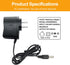 AC/DC Adapter Replacement Power Supply for Camry and Bromech Scales, Electronics Charger Cord for Commercial Food Scale Black...
