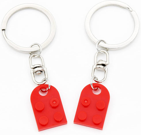 Friendship Gifts Best Friend Keychain Couples Keychain BFF Heart Key Ring Set Birthday Gifts for Kids Men Women 4 color...