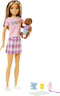 Barbie Skipper Babysitters Inc Doll & Accessories Set, Doll with Two-Tone Hair & Argyle Skirt, Baby Doll & 5 Pieces...