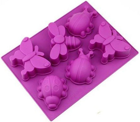 Butterfly Ladybird Dragonfly Cake Mold Silicone Baking Molds for Your Birthday Cake, Soap, Bread, Loaf, Muffin, Brownie, Cornbread, Cheesecake and...