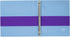Avery Two-Tone Durable View 3 Ring Binder, 1 Inch Slant Rings, Violet/Soft Blue Binder (17131)...