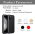 iPhone 11 Case, Aluminum Metal Case with Silicone Frame - Water Resistant Shockproof Heavy Duty Tempered Glass Screen Protector Dual Layer Protect...