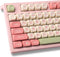 PBT Double-Shot 130pcs Keycap Set for Mechanical Keyboard, MOA Profile, Cozy Mood Theme,Compatible with MX-Clone Switches (Peach Pink)...