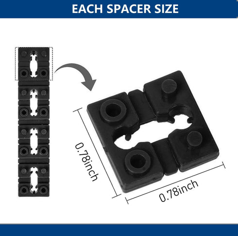Switch and Receptacle Spacer Outlet Spacers for Electrical Box, 100pcs Electrical Outlet Spacers Shims Socket Electrical Box Extender Outlet Space...