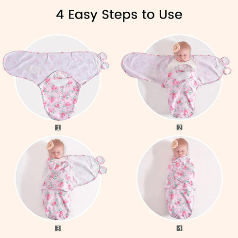 david's kids 100% Cotton Baby Swaddle Wrap 0-6 Months, Soft Breathable Swaddle Blanket for Newborn Infant, Adjustable Baby Swaddle Sleep Sacks for...