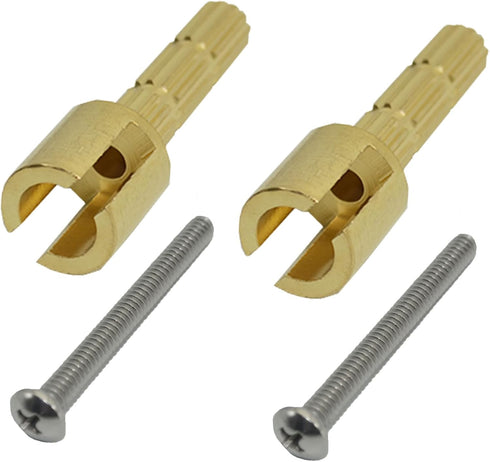 2 Pcs 970-0770 Stem Adapter with Screw for Faucet, Plumbing Equipment Replacement, Brass...