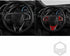 for 10th Gen Civic Real Carbon Fiber Steering Wheel Cover Trims Inner Wheel Button Sticker Compatible with Honda Civic 2021 2020 2019 2018 2017 20...