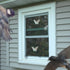 Anti Collision Window Stickers for Birds, Glass Window Decals Clings for Bird Strikes, Stop Birds from Hitting Windows, Butterfly, 16 Pieces...