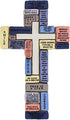Inspirational Resin Wall Cross | Encouraging Words for Teenage Boys | Great Gift for 8th Grade Graduation, Confirmation, New School Year | Christi...