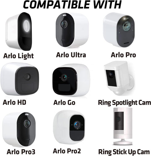 Camera Bracket Mount 3 Pcs Security Wall Mount for Oculus Sensor Arlo, Arlo Pro,Metal Security Camera Bracket Outdoor Indoor Oculus Rift Mount Bra...