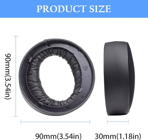 Adhiper Replacement Ear Pads for Sony Playstation 5 Pulse PS5 3D Headset,PS5 Cooling Gel Ear Cushions,Securely Memory Foam Headset Earpads(Black...
