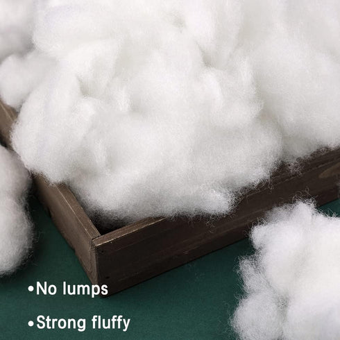 LOKUNN 3.5oz Polyester Fiber Fill, Stuffing Pillow Filling Stuffing Cushion Filling, Batting High Resilience Fill Fiber, Stuffing for Stuffed Anim...