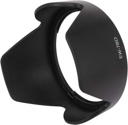 Haoge Bayonet Lens Hood for Canon EF-S 18-200mm f3.5-5.6 IS, Canon EF 28-200mm f3.5-5.6 and Canon EF 28-200mm f/3.5-5.6 USM Lens replaces Canon EW...