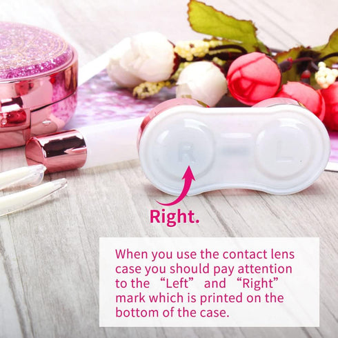 Contact Lens Case, Bling Stars Cute Contact Lenses Holder Travel Kit with Remover Tool Tweezers Solution Bottle Mirror Portable Contacts Storage C...