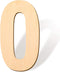 Luter 17 Inch Blank Wooden Number 0 Unfinished Wood Slices Sign Board for DIY Craft Projects Home Sign Wall Birthday Wedding Party Decoration (0)...