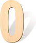 Luter 17 Inch Blank Wooden Number 0 Unfinished Wood Slices Sign Board for DIY Craft Projects Home Sign Wall Birthday Wedding Party Decoration (0)...
