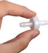 Mudder 4 Packs Check Valve, 1/4 Inch 6mm PVDF Wear-Resistant One-Way Check Valve for Fuel Gas Liquid Air...