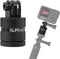 Aluminum 1/4 inch 20 Camera Mount, 360 Degree Rotation Tripod Mount Adapter Compatible with GoPro Hero 12 Black, Hero 11/10/9/8/7/6 Black,DJI Acti...