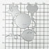 Double -Layer Balloon Metal Cutting Dies for Card Making, Paper Embossing Die Cuts Kit Templates, Storage Pockets Supplies, Photo Frame Album DIY ...