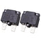 2Pcs Thermal Circuit Breaker 15Amp Thermal Overload Protector L2 Series 125-250V AC 50V DC Automatic Reset Relay Fuse Thermal Switch Circuit Break...