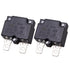 2Pcs Thermal Circuit Breaker 15Amp Thermal Overload Protector L2 Series 125-250V AC 50V DC Automatic Reset Relay Fuse Thermal Switch Circuit Break...