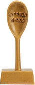 Golden Spoon Award Cooking Trophy for Chili Cook Off, Baking Contest, Best Cookie, Salsa Competition, Funny Food Prize (2.5x6.2x1 in, Bronze Metal...
